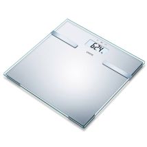 Sanitas Pèse-personne Sbf 14 180 Kg Verre Argenté