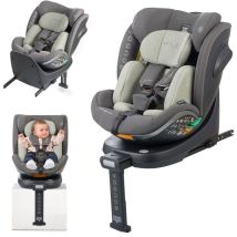 Siege Auto - Scudda - Groupe 0/1/2/3 - 40/150 Cm - I-size - Pivotant - Inclinable - Réducteur - Jambe De Force - Olive