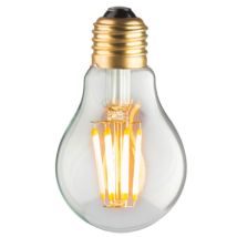 Ampoule Lampe E27 Led Filaments Droits 8w Classique Verre Clair