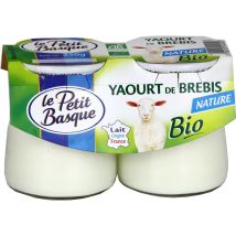 Le Petit Basque - Yaourts De Brebis Nature Bio Le Petit Basque - Les 2 Pots De 125 G