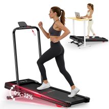 Tapis De Course Y3 Avec Moteur Sans Balais Avec Main Courante, Inclinaison Automatique De 12 %