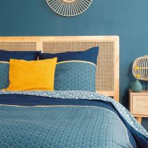 Parure De Lit 3 Pièces À Motifs Géométriques Réversible