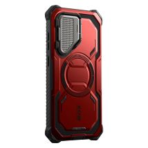Coque Intégrale Pour Samsung S25 Plus Antichoc Compatible Magsafe Rouge I-blason