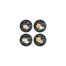 Coffret 4 Assiettes À Fromage 19 Cm - Easy Life