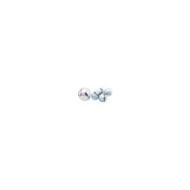 Billes 20 + 1 Calot Banquise Verre Blanc/bleu Métallique Wdk Partner