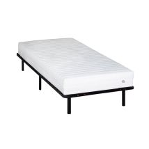 Egio - Matelas Latex Like + Sommier Métal - Ferme