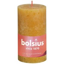 Bougie Pilier Rustique Bolsius 13 X 6,8 Cm Miel Pack De 4