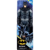 Figurine Batman Costume Bleu Avec Ceinture Grise 30 Cm - Personnage Dc Articulé - Spin Master - 20138360