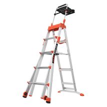 Escabeau Pliant Select Step Aluminium Argent Orange 152-375 Cm Little Giant