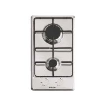 Table De Cuisson Gaz Glem Gt32ix 2 Feux Inox 29x51 Cm