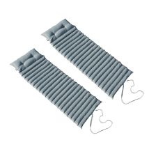 Lot De 2 Matelas Bain De Soleil Sormiou Vert Olive Polyester 180x60cm