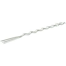 Lot De 5 Tuteurs Spirale En Acier Galvanisé H:1,80m Windhager