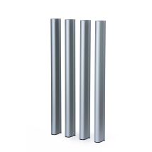 Pieds En Aluminium Pour Jardinières Mondum Mediterraneo H62.5 Cm Argentés