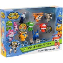 Coffret Figurines Super Wings Collector De 8 Transform'a'bot + 7 Figurines