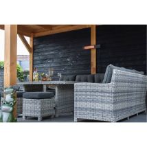 Chauffage Mural Fortuna 1500 W Or Rose Noir Sunred