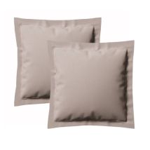 Lot De 2 Taies 65x65 Cannelle Nuit Des Vosges