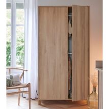 (enfants) Armoire Calypso 101 X 60 X 194 Cm Design Beech Oak