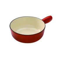 Appareil À Fondue Kuhn Rikon Induction Fonte 20cm Rouge