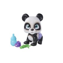 Smoby - Pamper Petz - Panda A Adopter - 4 Accessoires - Articulé - Bois Et Fais Pipi - Certificat D'adoption - Des 3 Ans