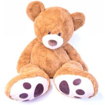 Peluche Géante Ours Brun 2m00 - Sam - Mega Ours 200cm - Xxxl
