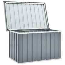 Coffre Boîte Meuble De Jardin Rangement Gris 109 X 67 X 65 Cm 02_0013077