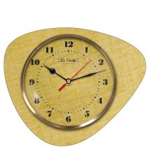 La Carafe - Horloge Murale Mediator Vintage - Jaune