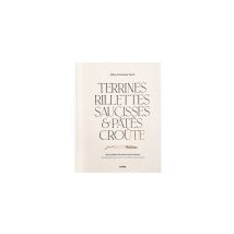 Livre De Charcuterie Terrines Rillettes Saucisses Pâtés Croûte Broché Crème 27x22x3,3 Cm Chêne