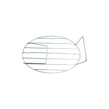 Grille De Cuisson Ovale Warmcook Grand Modèle En Acier Chromé 26,5x37,5 Cm