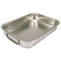 Plat À Four Inox 40x28cm Steel Pan 10183