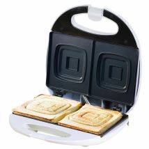 Comelec Sa1204 Gaufrier Et Appareil À Croque-monsieur 700 W Blanc