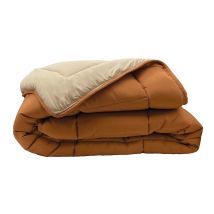 Couette Chaude Microfibre Bicolore 400 Gr/m2