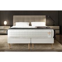 Ensemble Le Vingt-quatre 160 X 200 Cm Double Sommiers Blanc