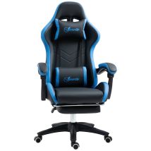 Chaise Gaming - Chaise De Bureau Gamer Inclinable Repose-pieds Rétractable