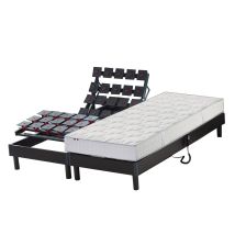 Lit Electrique Ressort 5 Zones 2x80x200