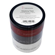 Masking Tape - 4 Rubans Adhésif - Blanc/gris/rouge/noir - Pour Aquarelle - Imperméable - 4 Tailles