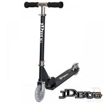Trottinette Jd Bug Junior Noir Mat Pour Enfants 4 Ans Et Plus