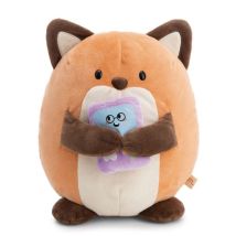 Nici Peluche Renard Geeks 27cm Jouet Doux Avec Thème Jeu Vidéo