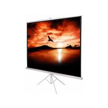Écran De Projection Tripode Manuel 170x170 Cm Blanc Mat Pvc Install