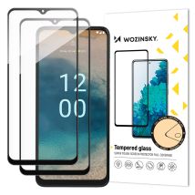 Lot De 2x Verre Trempé 9h Pour L'écran Complet Du Nokia G22 Avec Un Cadre Noir