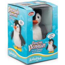 Tobar Peluche Pingouin Dansant Avec Son 16 Cm Blanc Noir