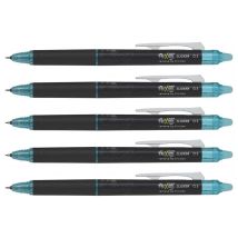Stylo Roller Effaçable Frixion Point Clicker Pointe Fine Turquoise X 5 Frixion