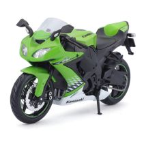 Moto Kawasaki Ninja Zx-10r Modèle Réduit À L'échelle 1/12 Vert Maisto