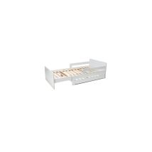 Lit Evolutif Enfant Extensible 90x140-170-190-200cm Avec Sommier Et Tiroir
