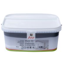 Peinture Mur Et Plafond Acrylique Mat Blanc 2,5l Jafep