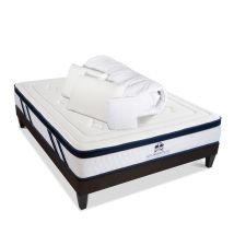 Pack Suite Presidentielle 90x200 Cm Matelas Mémoire De Forme + Sommier + Accessoires