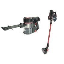 Necchi Nh9205 Aspirateur Balai Et Balai Électrique Aspirateur-balai 2 En 1 Batterie Sec Sans Sac Noir, Rouge 2 Ah