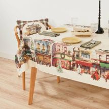 Nappe Antitache Mauré Christmas City 350 X 155 Cm
