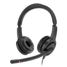 Axtel Voice Uc28 Stereo Usb-a Casque Avec Fil Arceau Bureau/centre D'appels Usb Type-a Noir