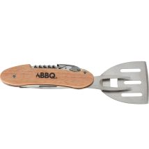 Accessoires De Barbecue 5 En 1 Manche En Bois Bbq