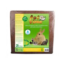 Litière Écologique En Fibres De Noix De Coco Pour Petits Mammifères 100l